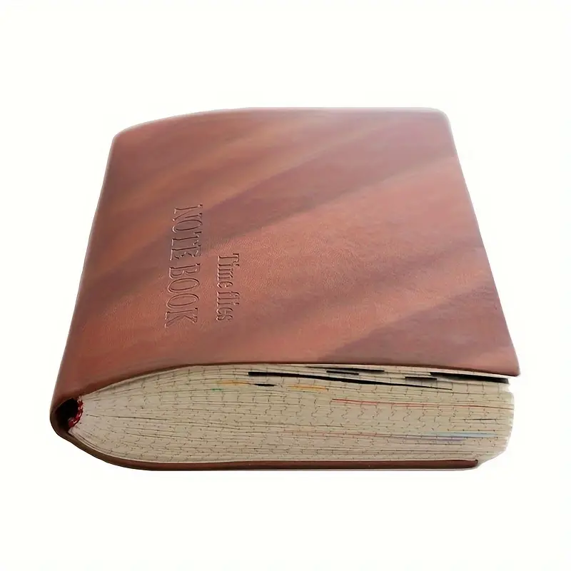 264 pages Leather cover book