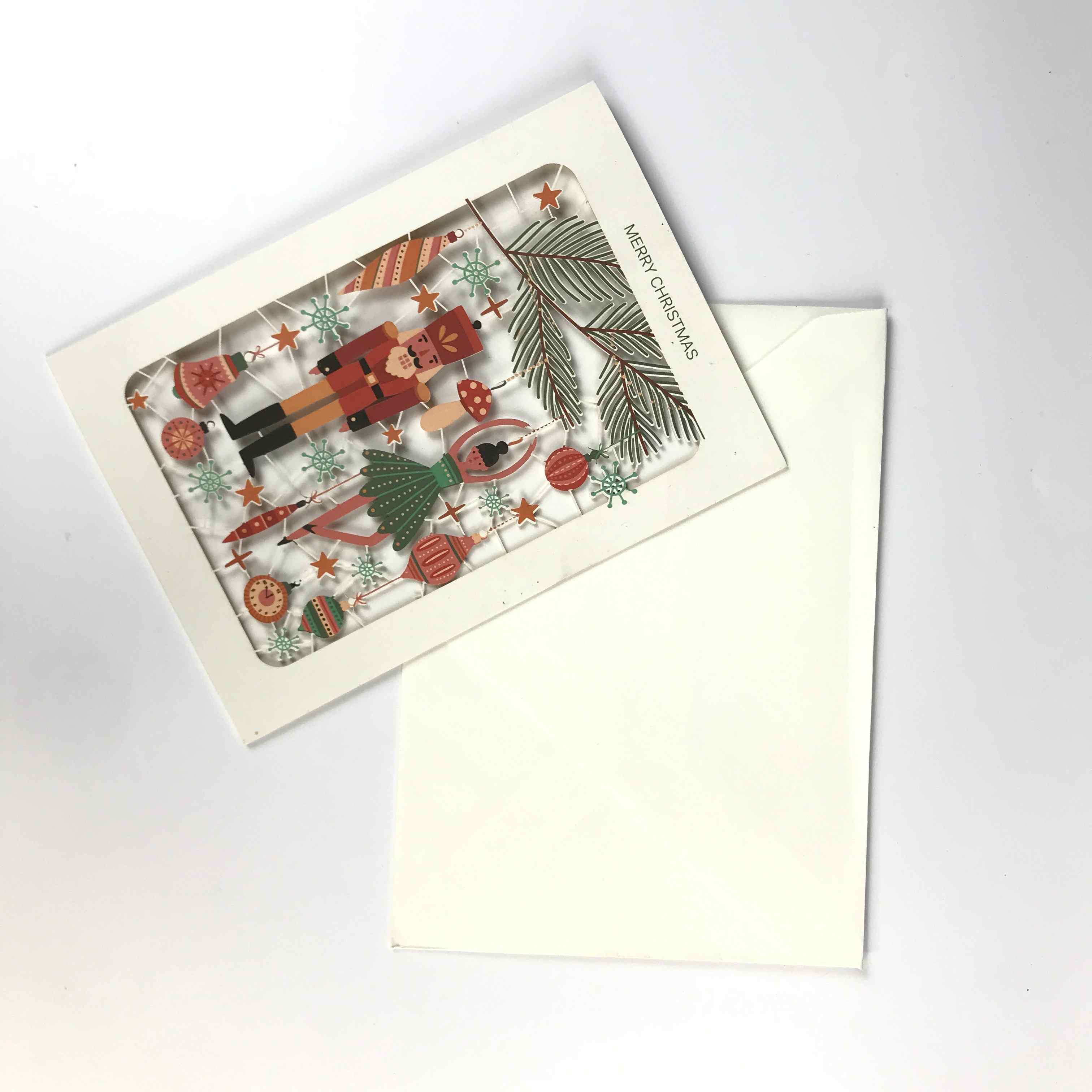 Christmas Greeting Card With Envelope