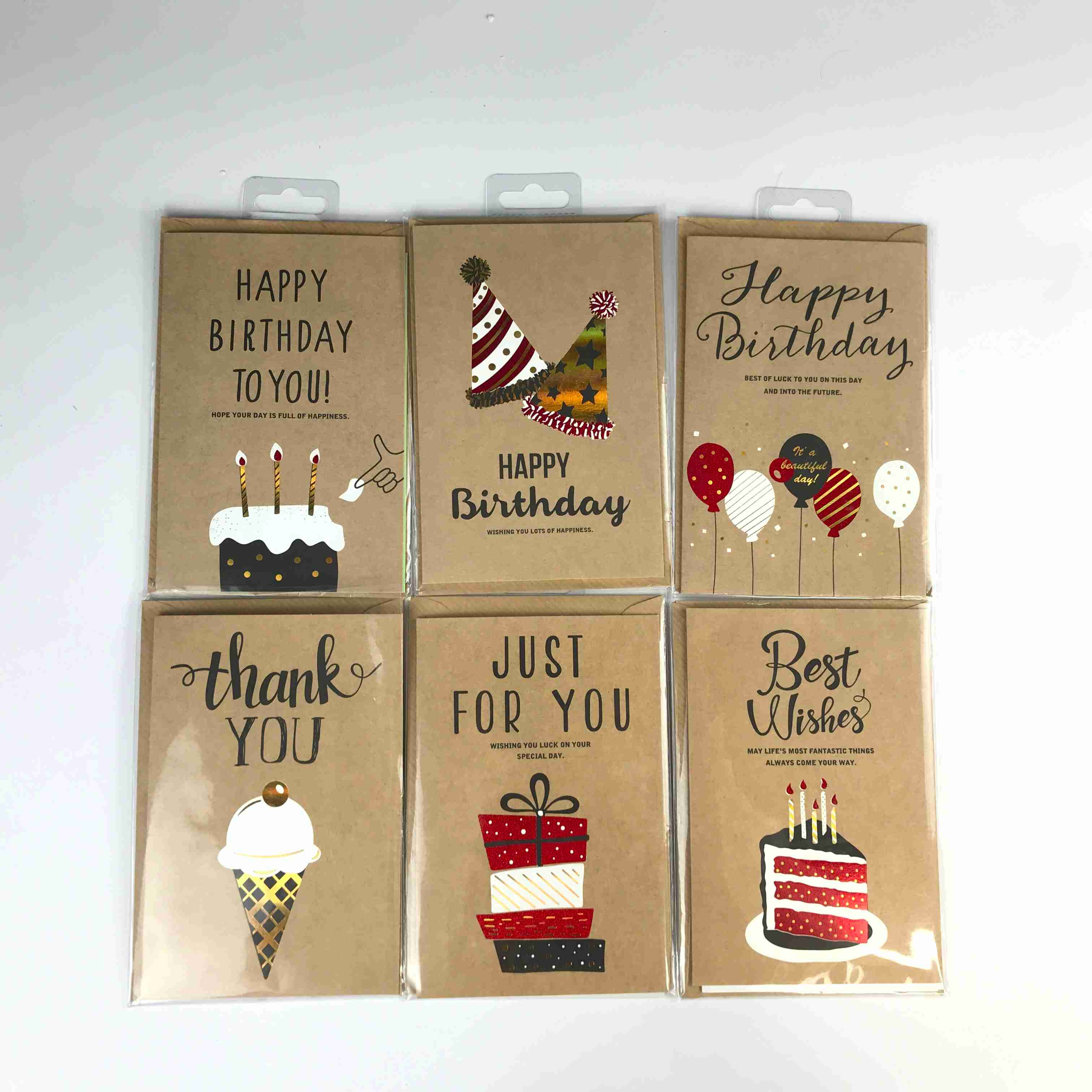 Kraft Paper Gift Card With Envelope